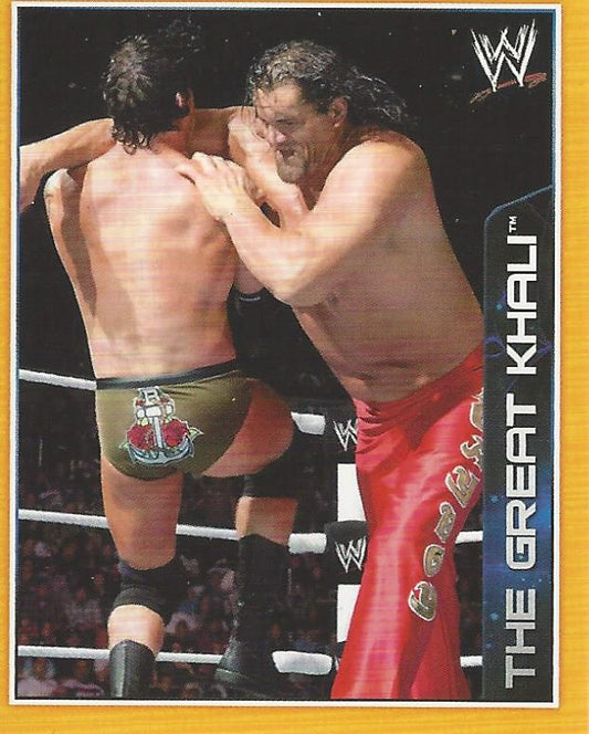 WWE Topps A-Z Sticker Collection 2014 Thr Great Khali #40