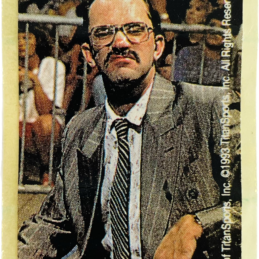 WWF Dunkin Bubble Gum Stickers (1993) No. 40 Harvey Whippleman PW Catalog