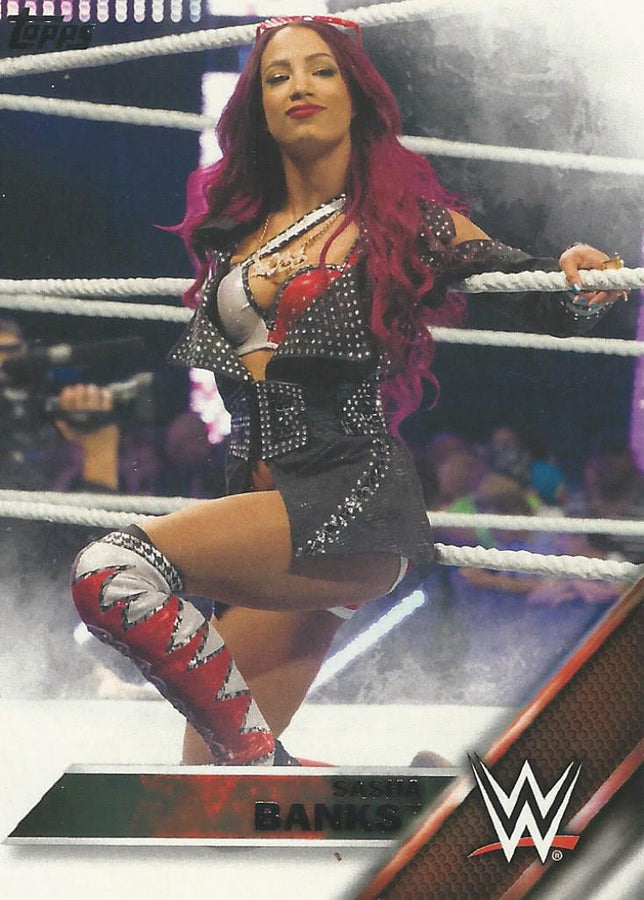WWE Topps 2016 Sasha Banks #40
