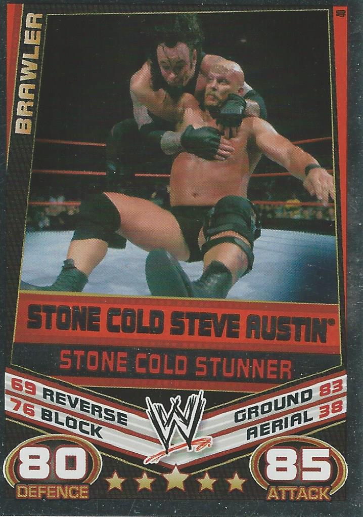 WWE Topps Slam Attax Rebellion 2012 Stone Cold Steve Austin #40