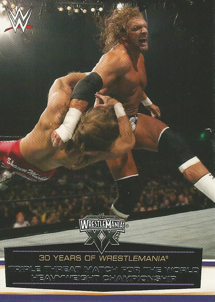 WWE Topps Road to Wrestlemania 2014 Triple H 40 of 60 trading card PW Catalog