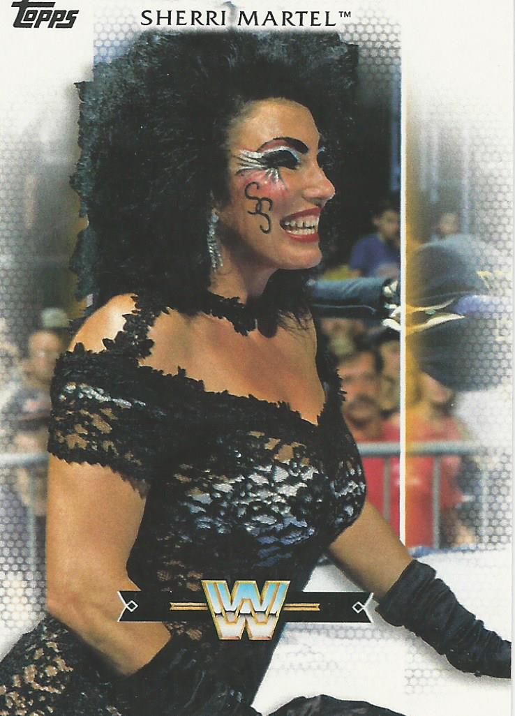 WWE Topps Women Division 2017 Sherri Martel R40 trading card PW Catalog