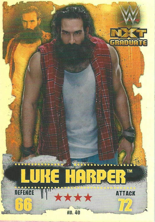 WWE Topps Slam Attax Takeover 2016 Luke Harper #40