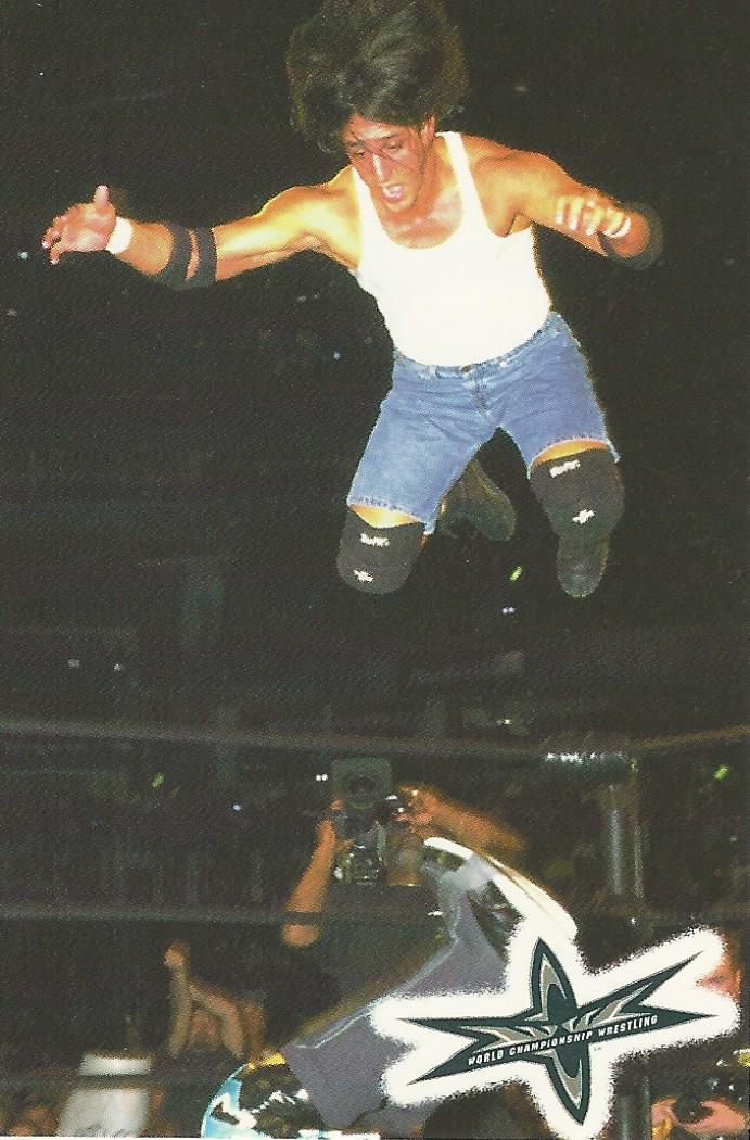 WCW Crazy Planet Stickers 1999 Billy Kidman trading card PW Catalog