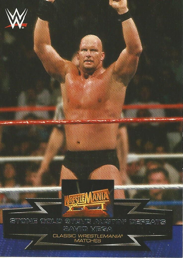 WWE Topps Road to Wrestlemania 2015 Stone Cold Steve Austin 10 of 30 trading card PW Catalog