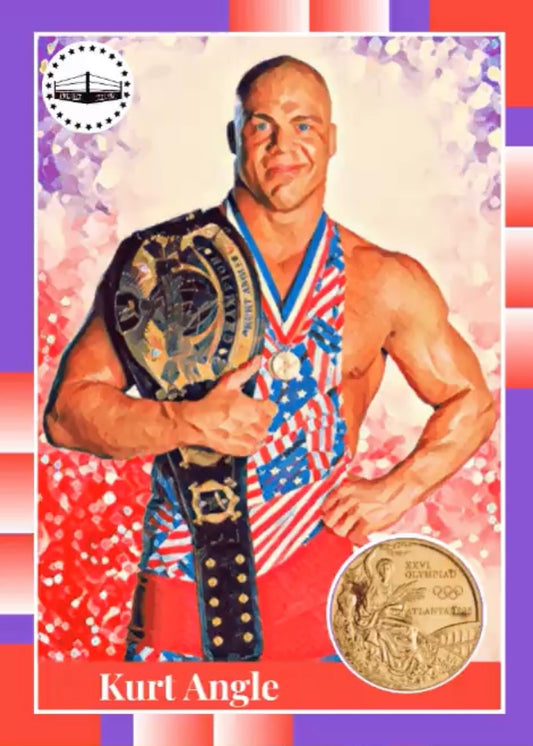 Kurt Angle trading card PW Catalog