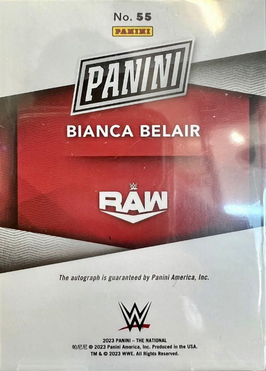 Bianca Belair trading card PW Catalog