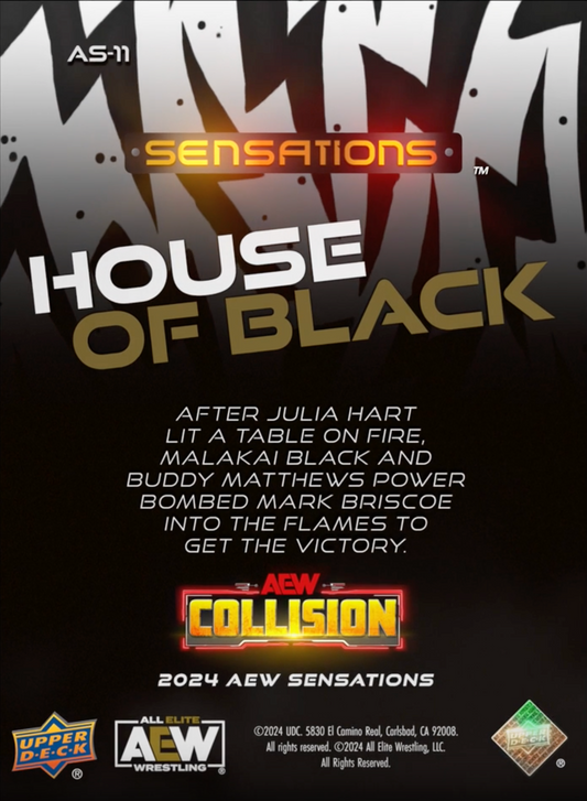 3/9/24 – House of Black – House of Black PUT Mark Briscoe Through a Table on Fire