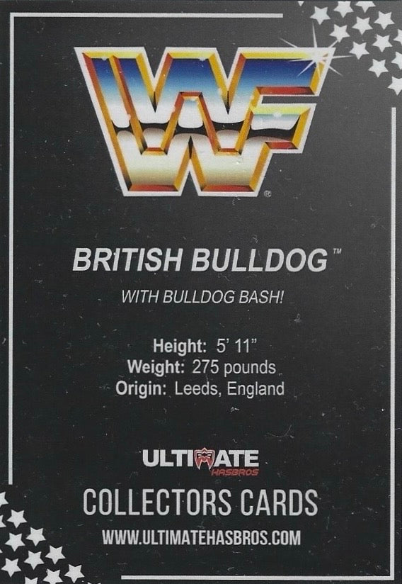 British Bulldog trading card PW Catalog