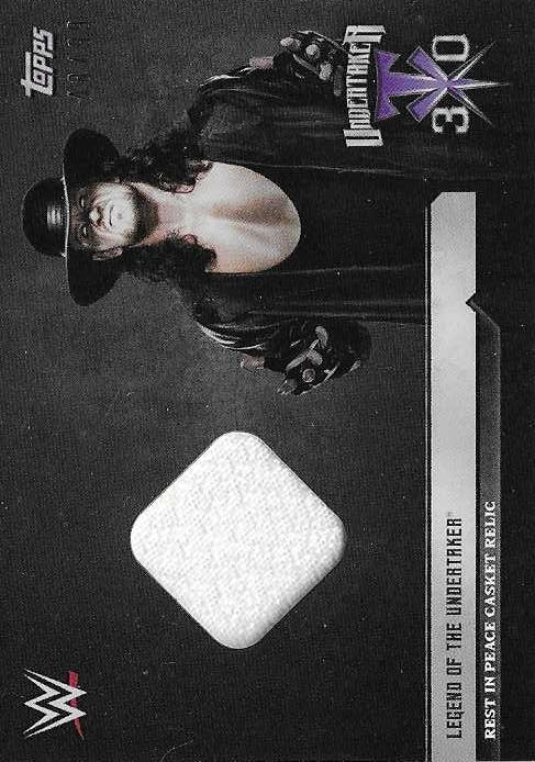 Legend of the Undertaker Rest in Peace Casket trading card PW Catalog