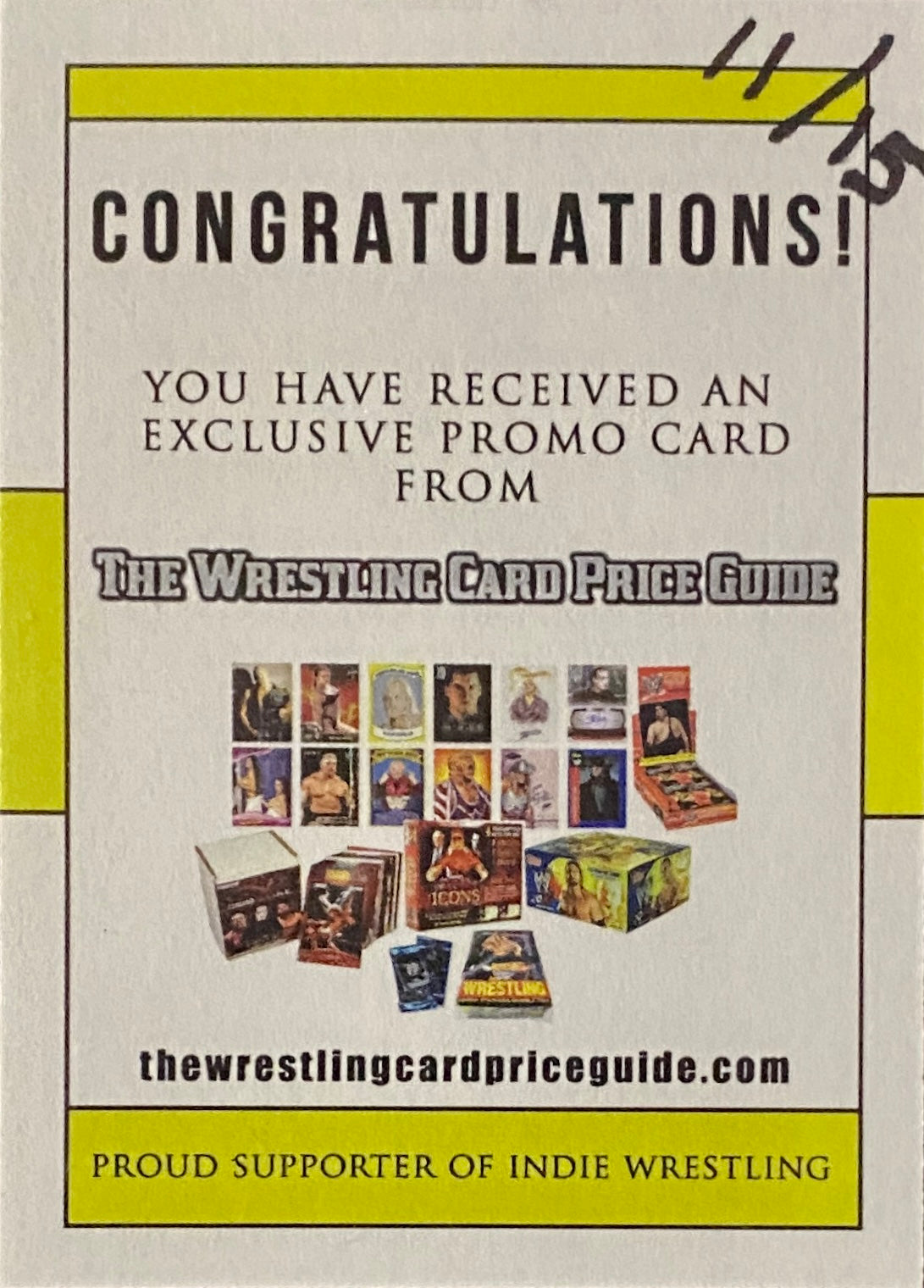 The Chuckster trading card PW Catalog