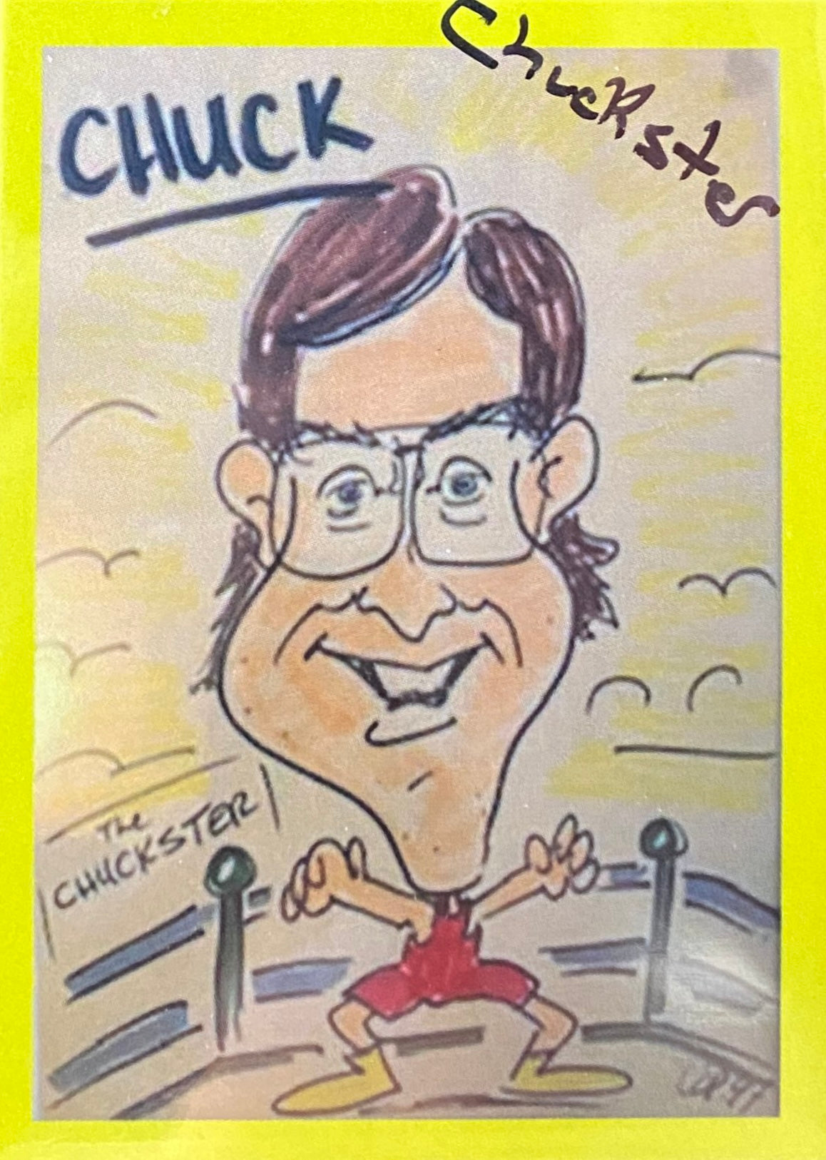 The Chuckster trading card PW Catalog