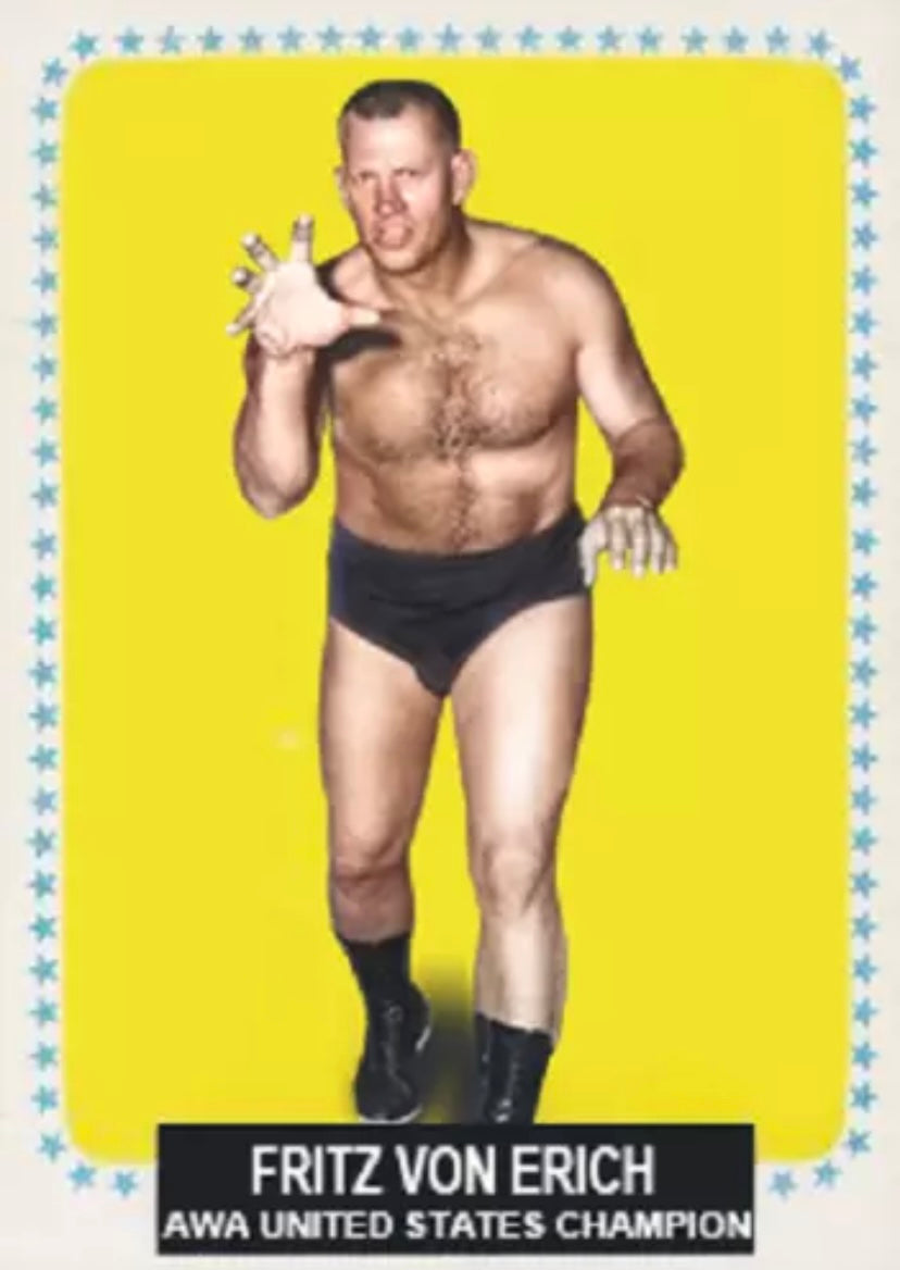 Fritz VON Erich trading card PW Catalog