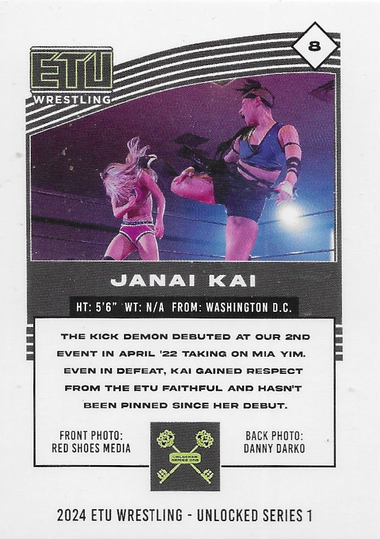 “The Kick Demon” Janai KAI trading card PW Catalog
