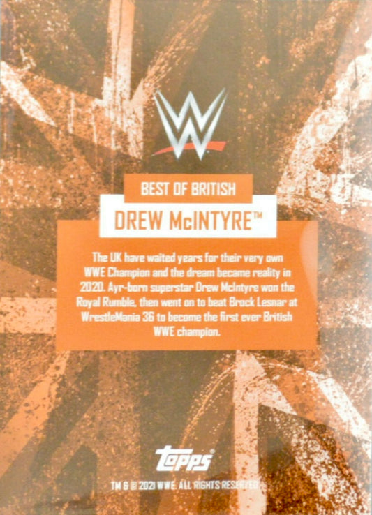 Drew Mcintyre trading card PW Catalog