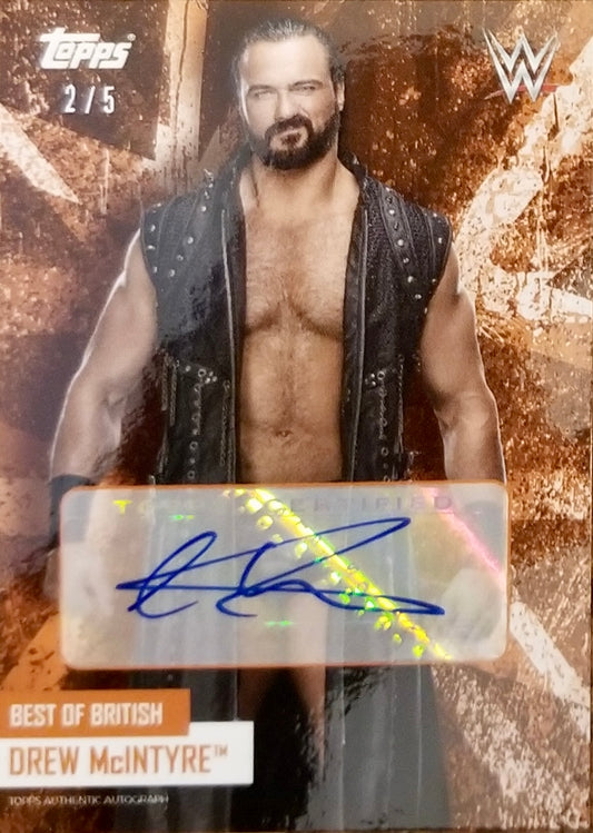 Drew Mcintyre trading card PW Catalog
