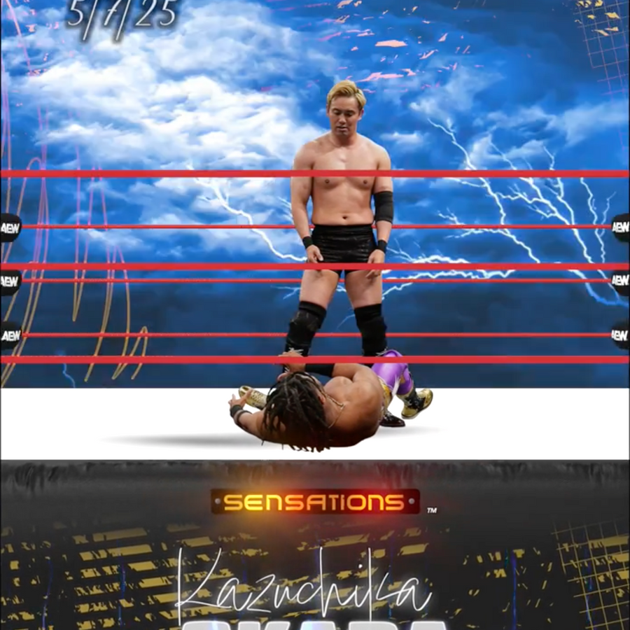 5/7/25 – Kazuchika Okada – Kazuchika Okada Defeats Kevin Knight at Dynamite trading card PW Catalog