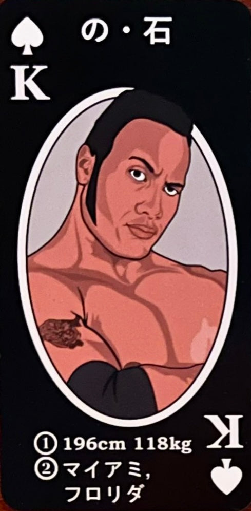 The Rock trading card PW Catalog