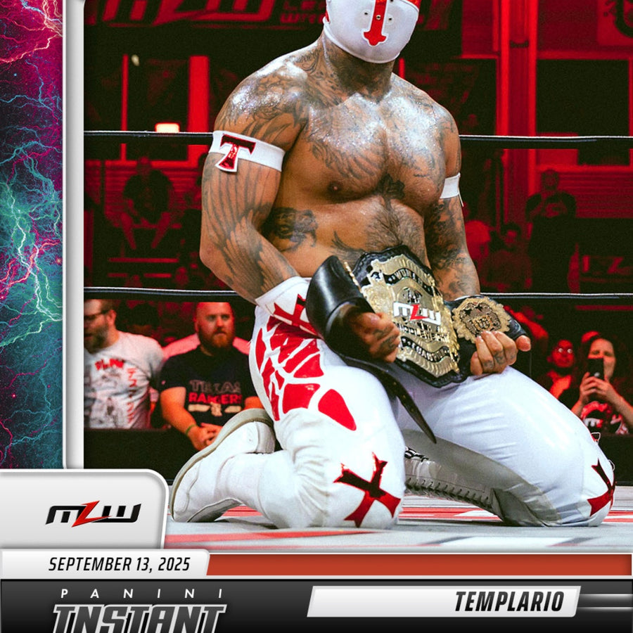 Templario – Templario Claims MLW World Middleweight Title trading card PW Catalog