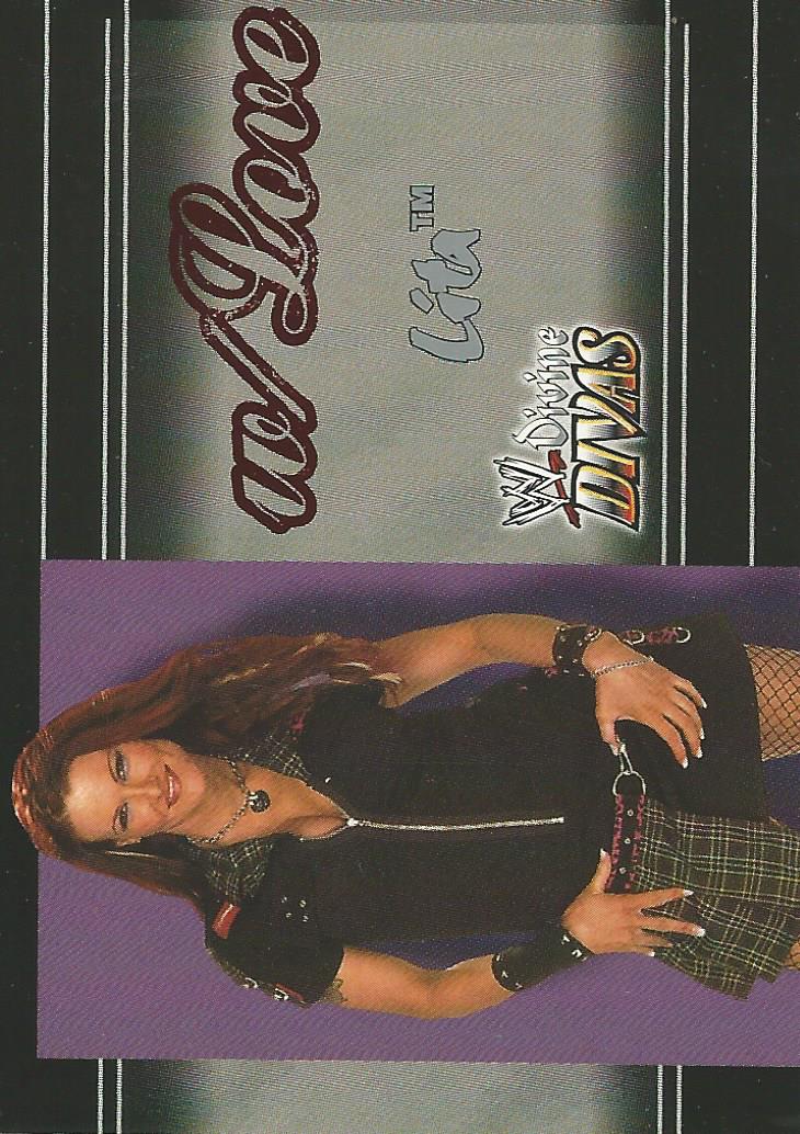 WWE Fleer Divine Divas 2003 Lita With Love 1 of 16 trading card PW Catalog