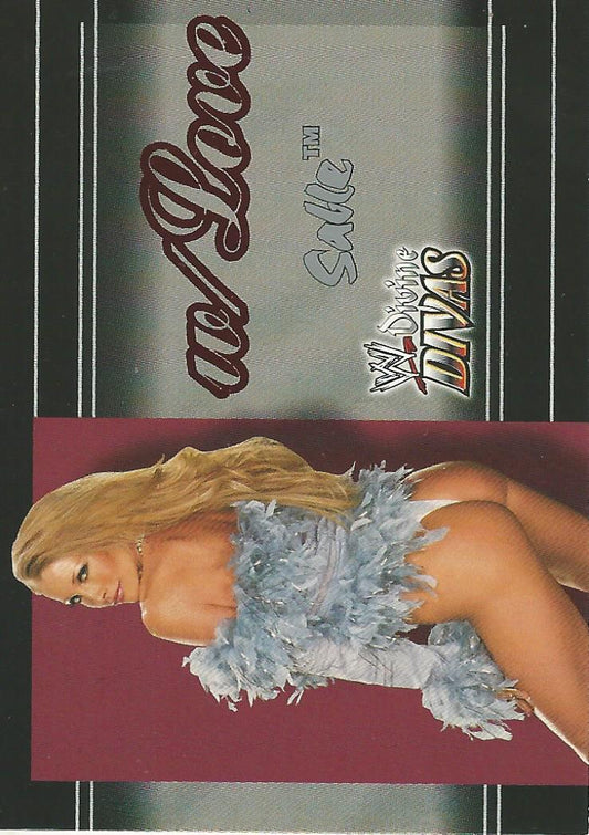 WWE Fleer Divine Divas 2003 Sable With Love 13 of 16 trading card PW Catalog