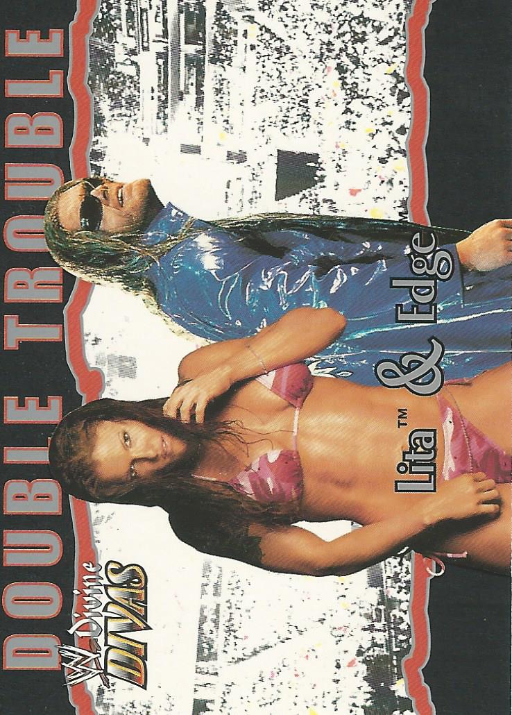 WWE Fleer Divine Divas 2003 Lita and Edge #82