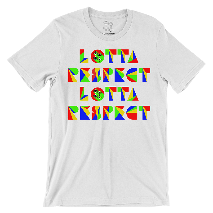 UUDD "Lotta Respect, Lotta Respect" White T-Shirt