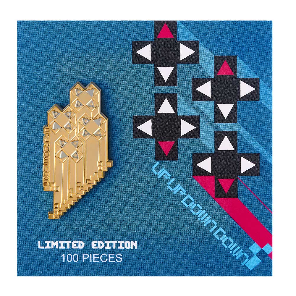 UpUpDownDown Limited Edition Collectible Lapel Pin
