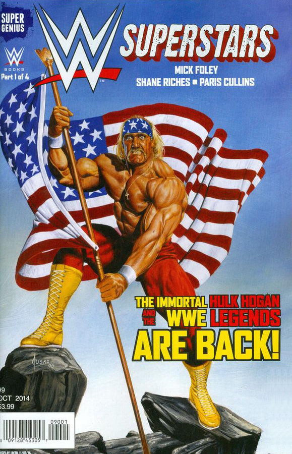 WWE Superstars Vol. 9 Legends, Part One: Secret Raw by Super Genius Comics 2014 Cover B