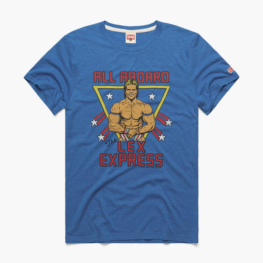 Lex Luger "All Aboard Lex Express" Homage T-Shirt