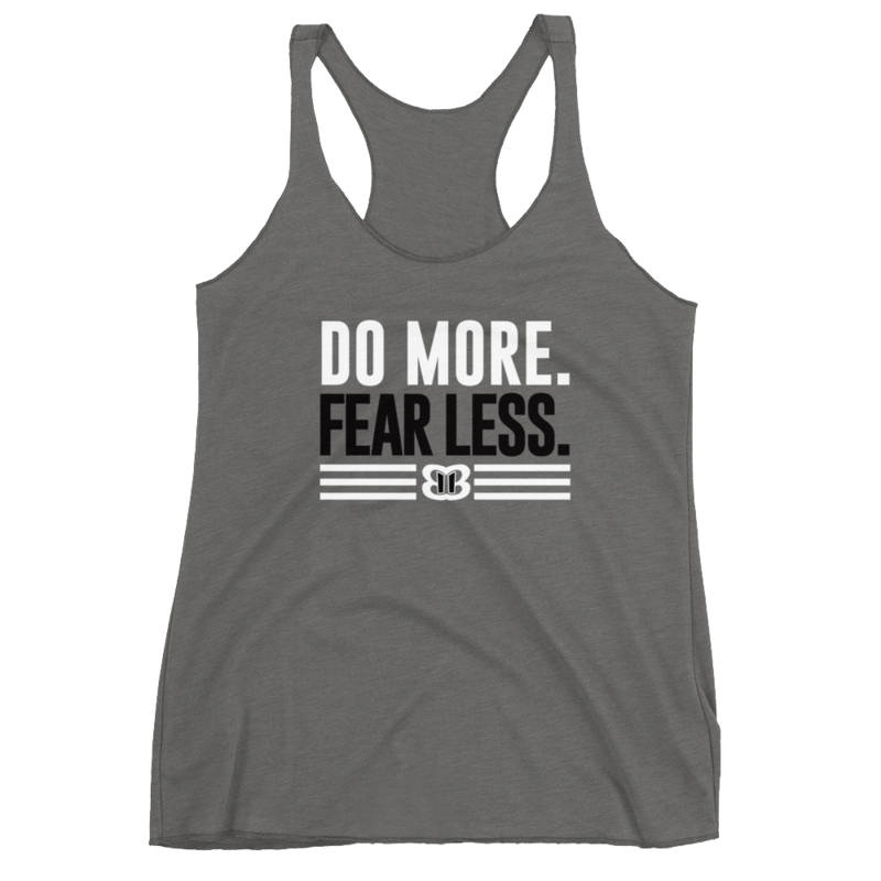Nikki Bella "Do More Fear Less" Women's Racerback Tank Top