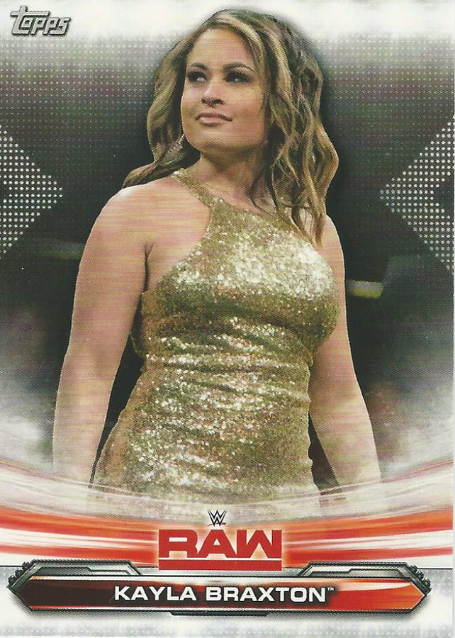 WWE Topps Raw 2019 Kayla Braxton #41