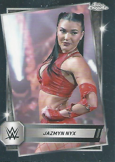 WWE Topps Chrome 2025 Trading Cards Jazmyn Nyx No.41 PW Catalog