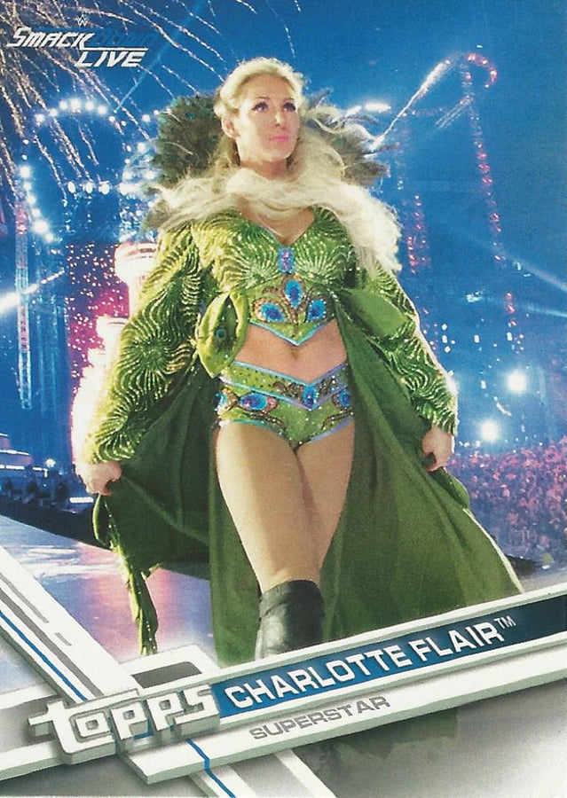 WWE Topps Then Now Forever 2017 Charlotte Flair #141