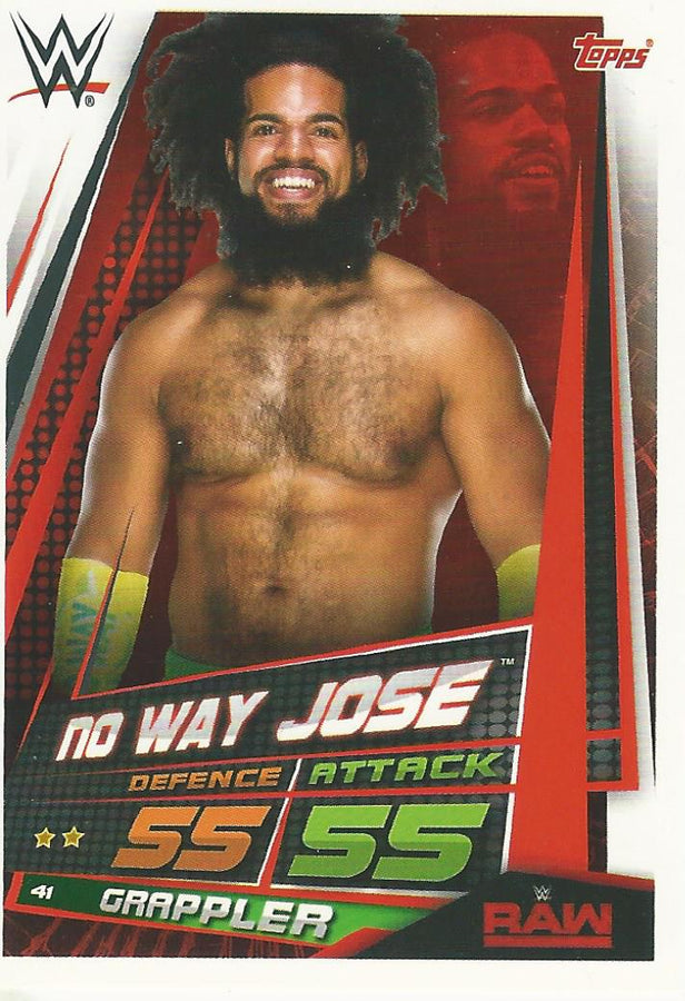 WWE Topps Slam Attax Universe 2019 No Way Jose #41