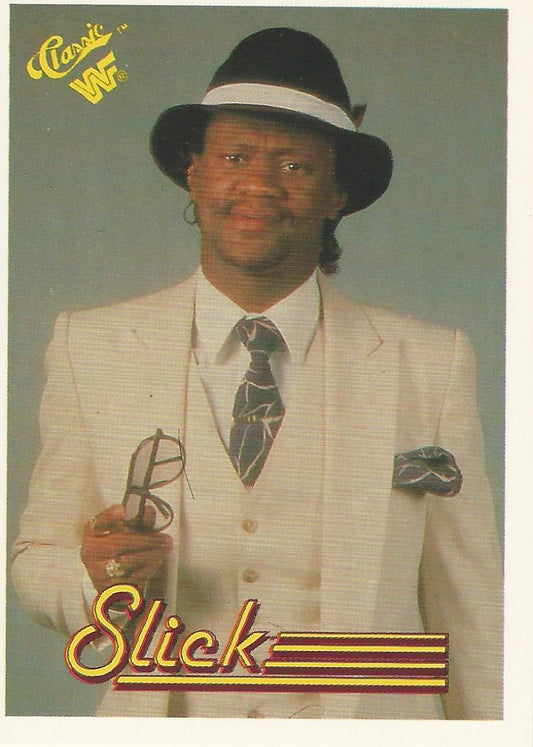 WWF Classic Trading Cards 1990 Slick No.41 trading card PW Catalog