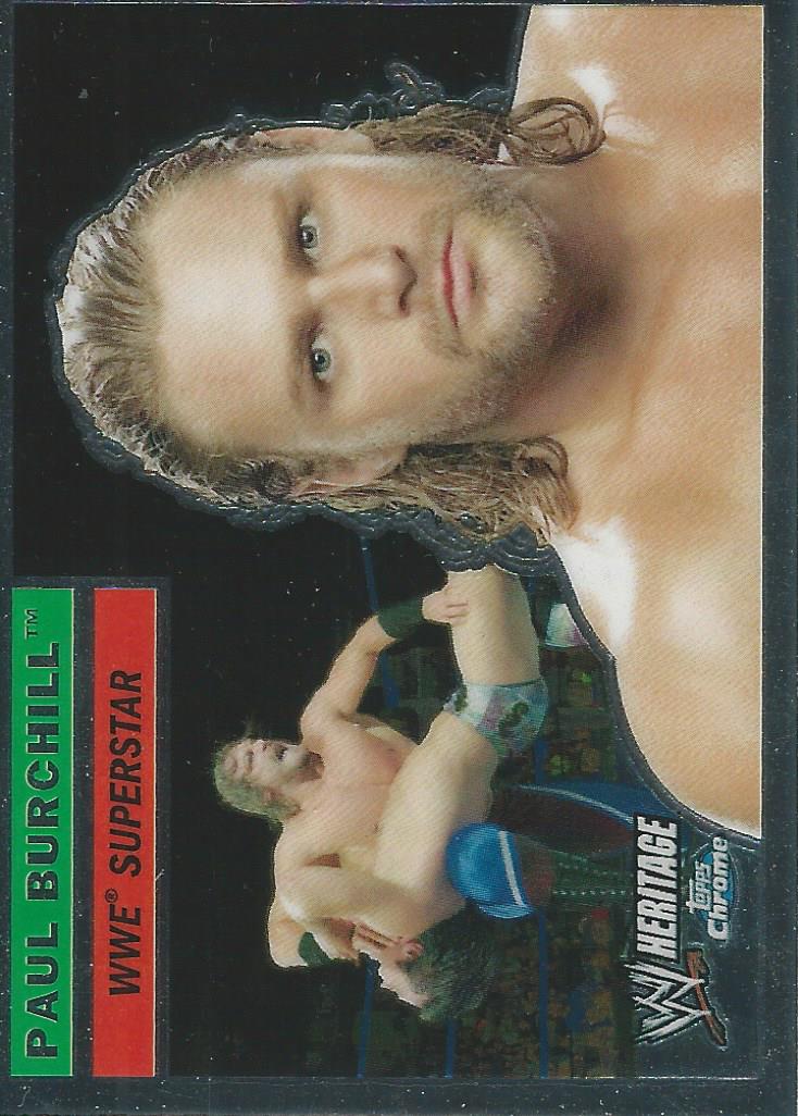 WWE Topps Chrome Heritage Paul Burchill #41