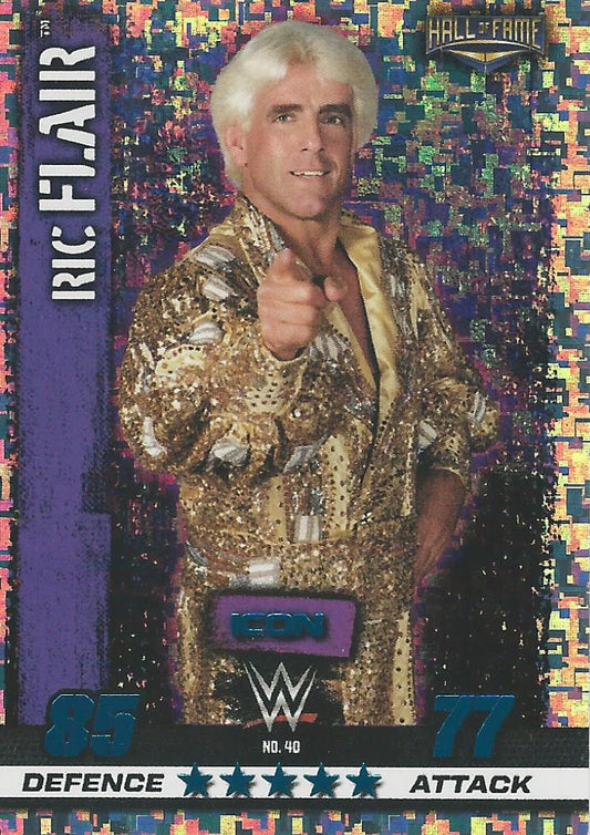 WWE Topps Slam Attax 10th Edition 2017 Hall of Fame Ric Flair #40
