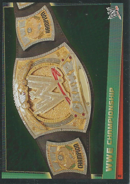 WWE Topps Slam Attax Rebellion 2012 WWE Championship #41