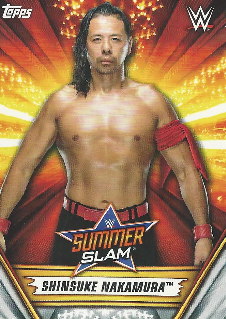 WWE Topps Summerslam 2019 Shinsuke Nakamura #41