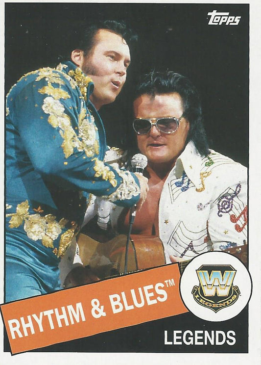 WWE Topps Heritage 2015 Honky Tonk Man and Greg Valentine #41