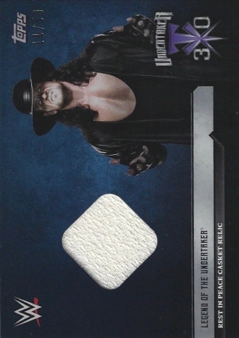 Legend of the Undertaker Rest in Peace Casket trading card PW Catalog