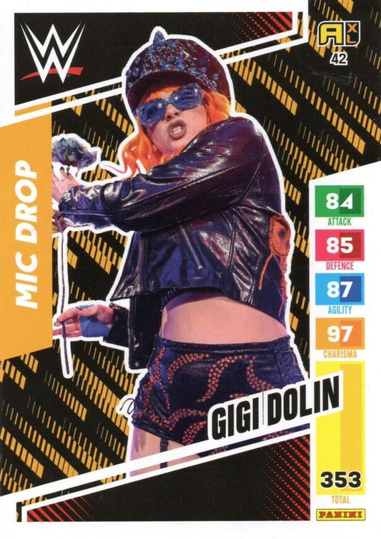 Gigi Dolin trading card PW Catalog