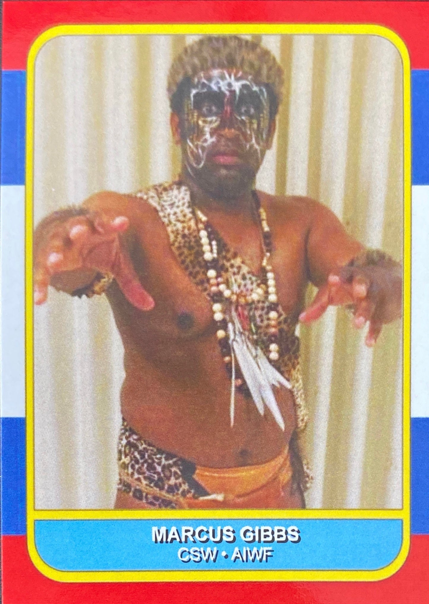 Marcus Gibbs trading card PW Catalog