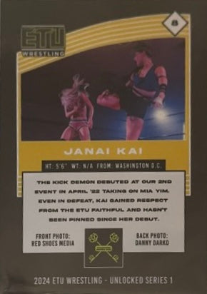 “The Kick Demon” Janai KAI trading card PW Catalog