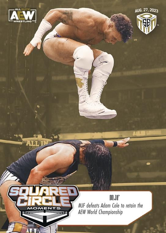 Squared Circle Moments – MJF – MJF Defeats Adam Cole to Retain the AEW World Championship