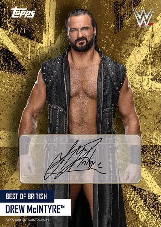Drew Mcintyre trading card PW Catalog