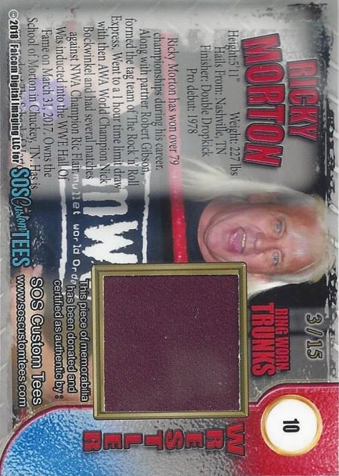 Ricky Morton trading card PW Catalog