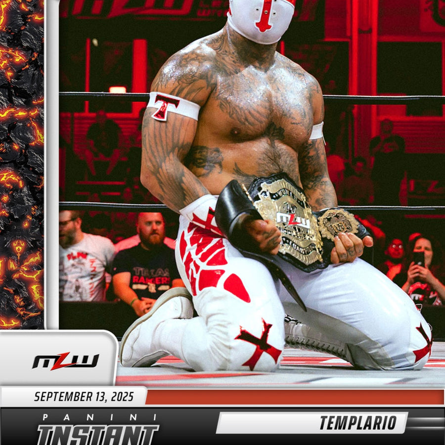 Templario – Templario Claims MLW World Middleweight Title trading card PW Catalog