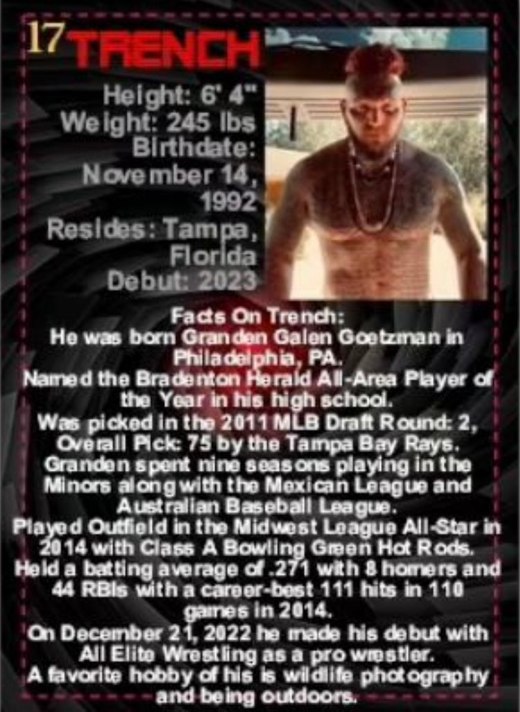 Trench trading card PW Catalog